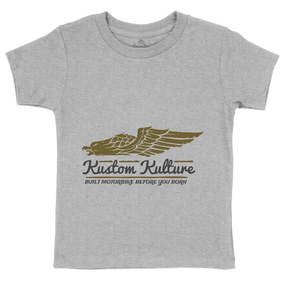 Kustom Kulture Kids Crew Neck T-Shirt Motorcycles A333