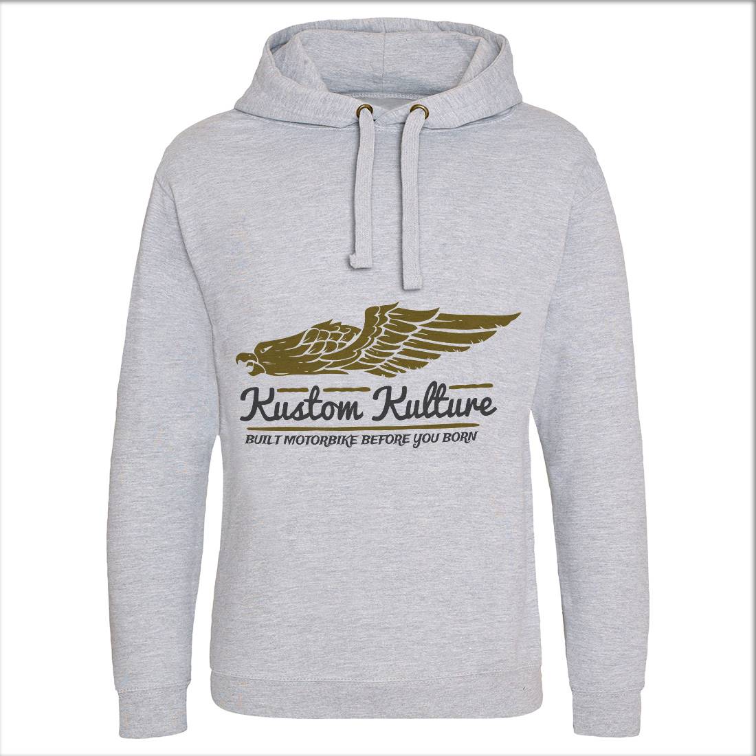 Kustom Kulture Mens Hoodie Without Pocket Motorcycles A333