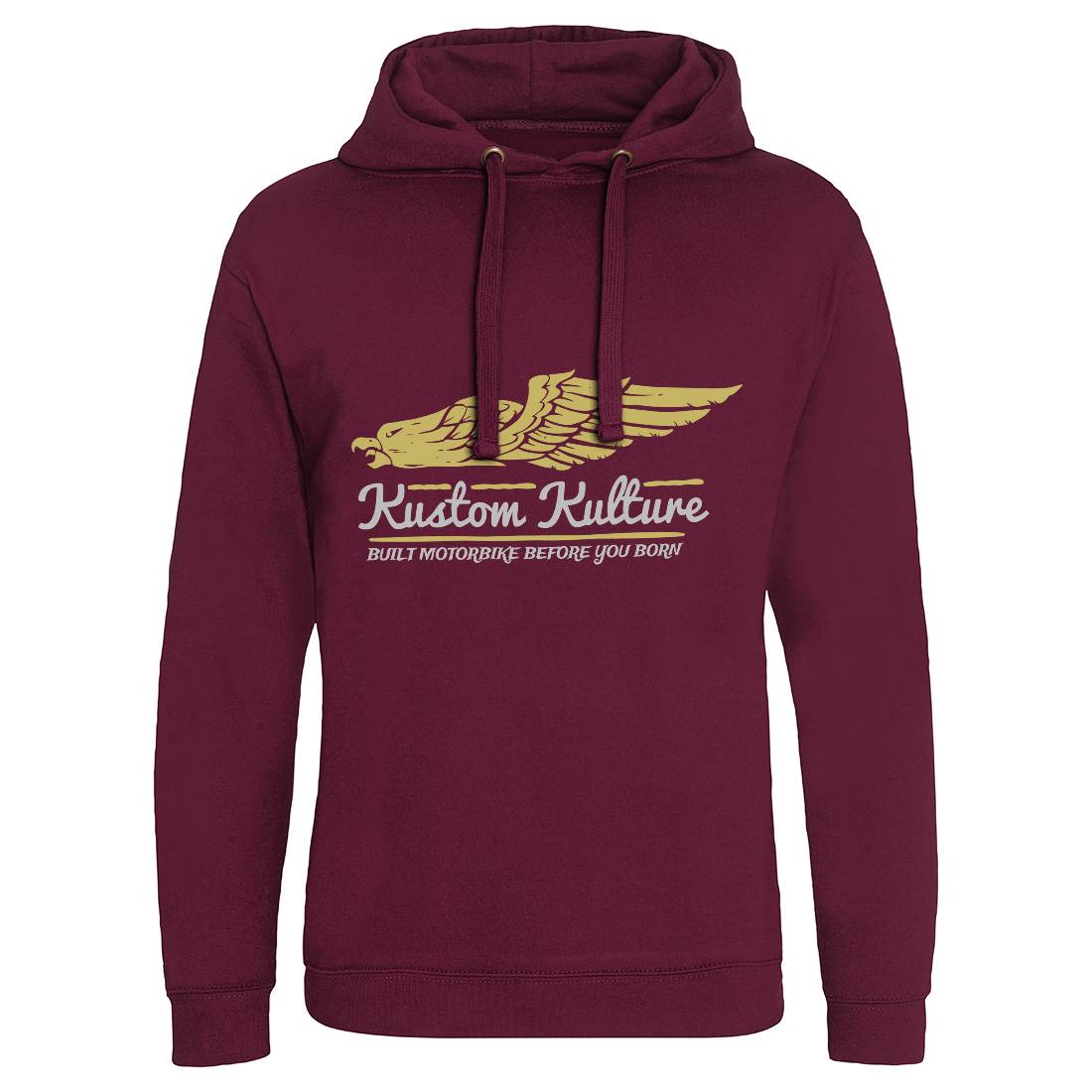 Kustom Kulture Mens Hoodie Without Pocket Motorcycles A333