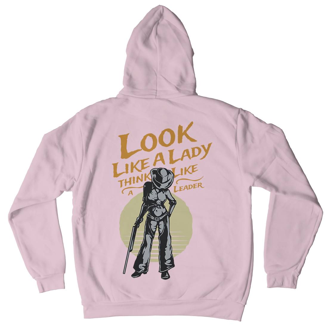 Lady Of Gun Kids Crew Neck Hoodie Quotes A334