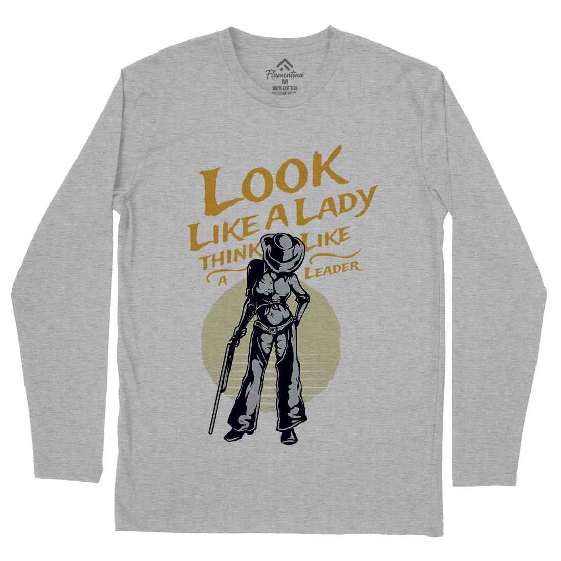 Lady Of Gun Mens Long Sleeve T-Shirt Quotes A334