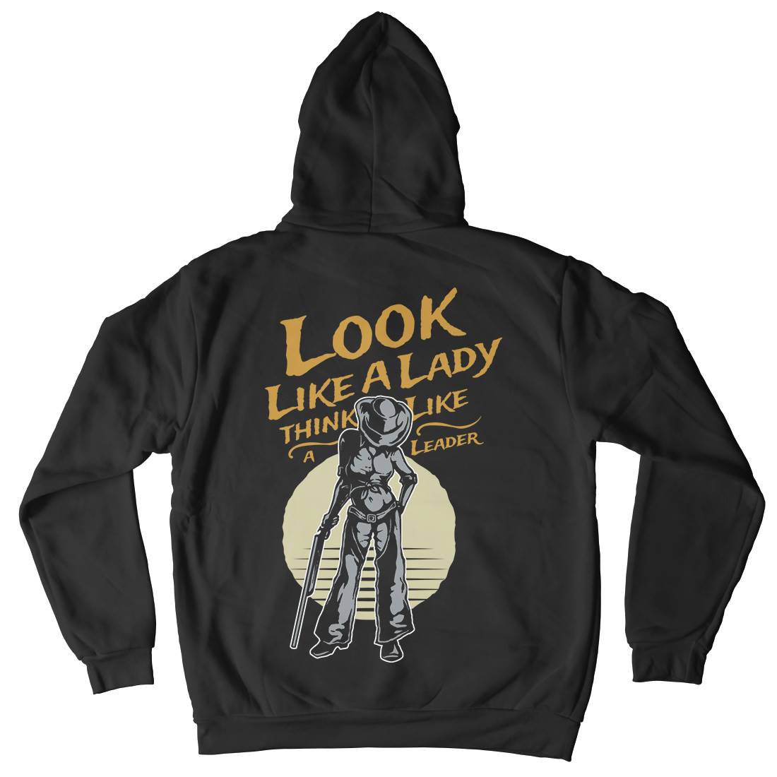 Lady Of Gun Kids Crew Neck Hoodie Quotes A334