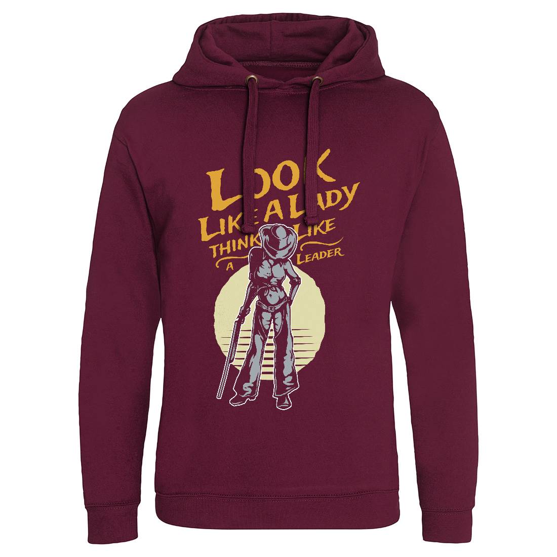 Lady Of Gun Mens Hoodie Without Pocket Quotes A334