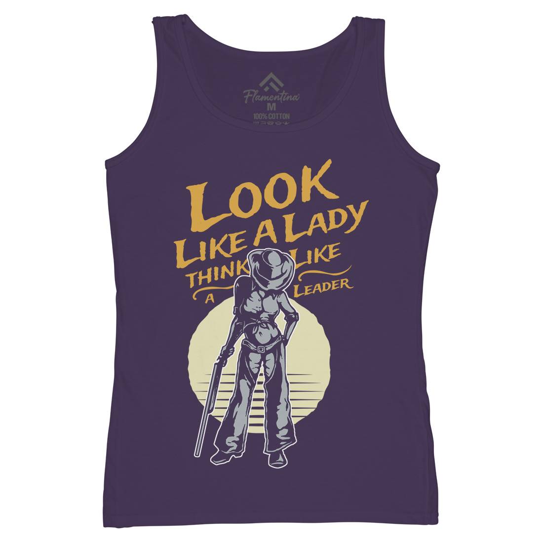 Lady Of Gun Womens Organic Tank Top Vest Quotes A334