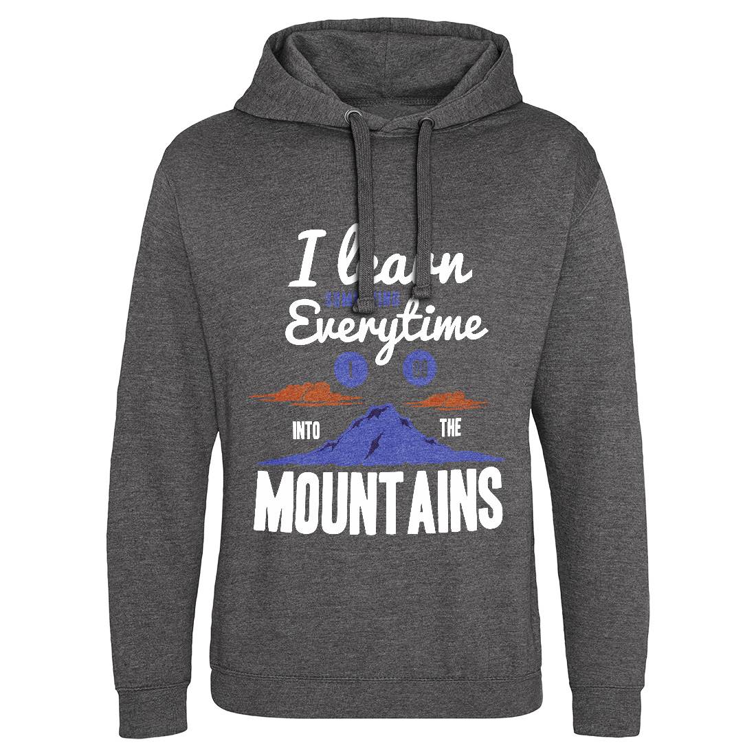 Learn From The Mountains Mens Hoodie Without Pocket Nature A335