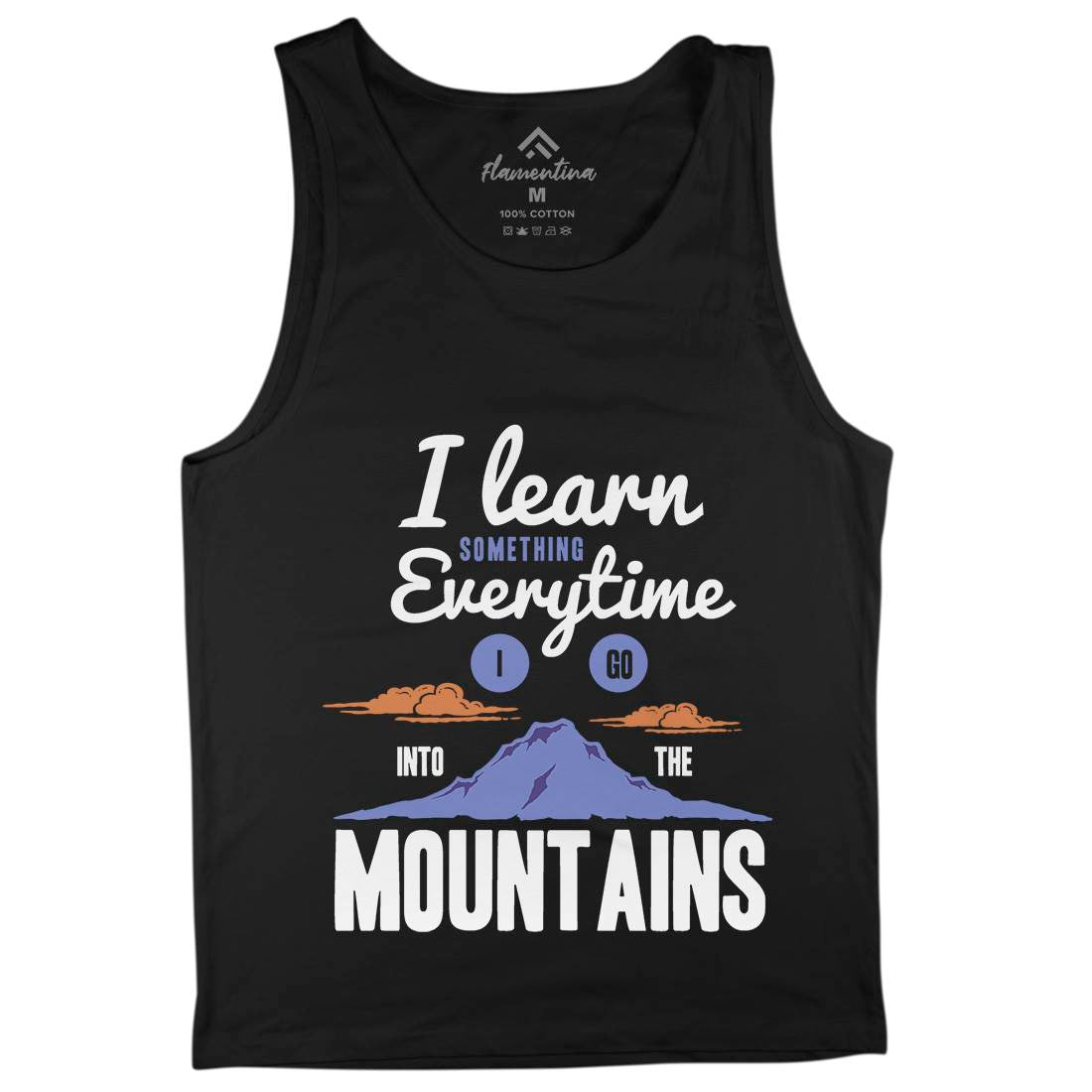 Learn From The Mountains Mens Tank Top Vest Nature A335