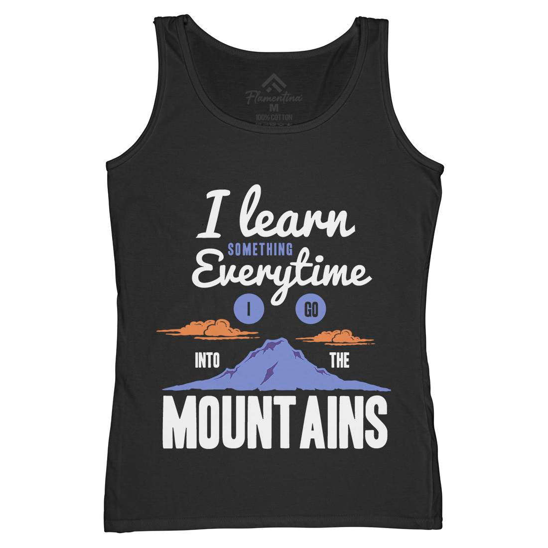 Learn From The Mountains Womens Organic Tank Top Vest Nature A335