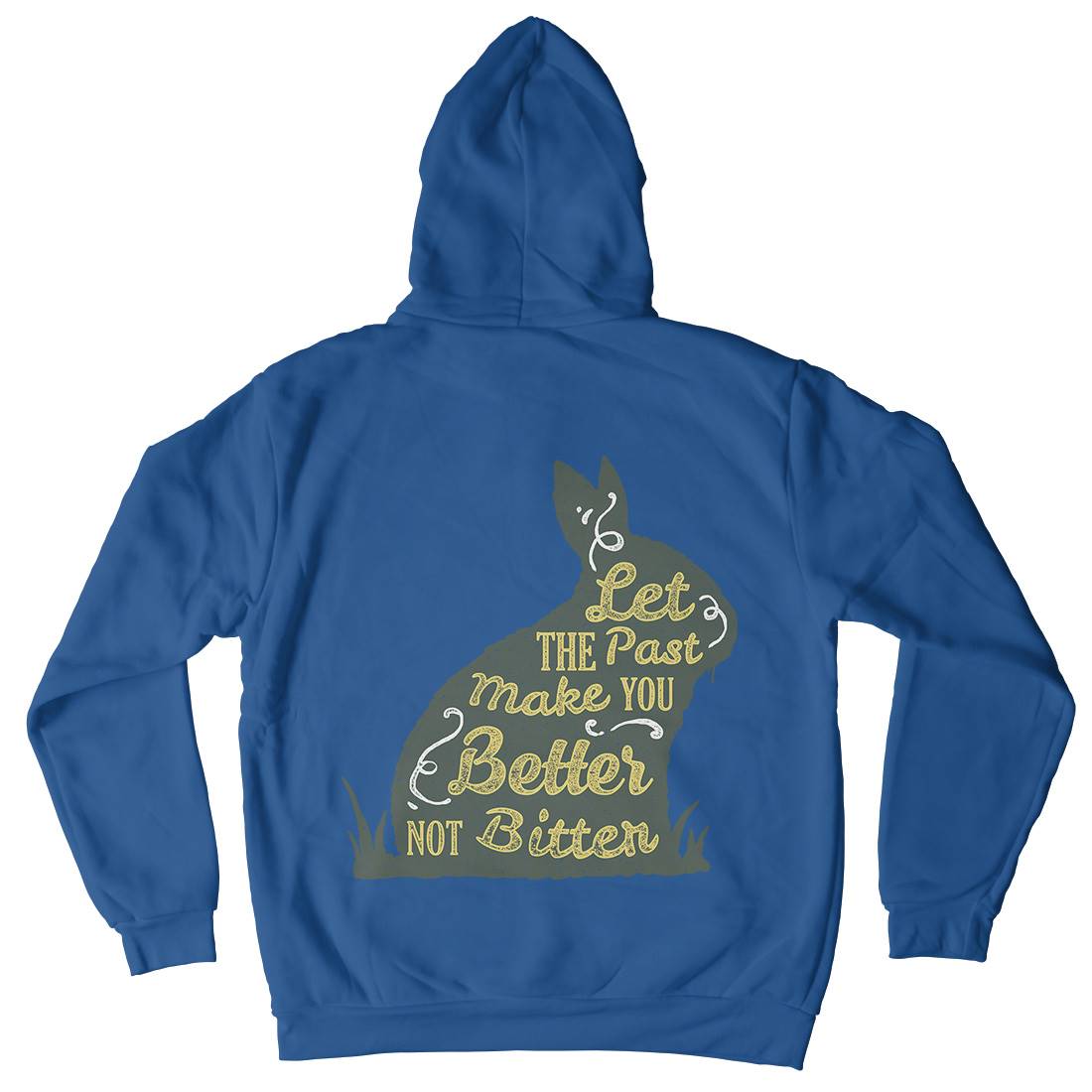 Let The Past Mens Hoodie With Pocket Quotes A336