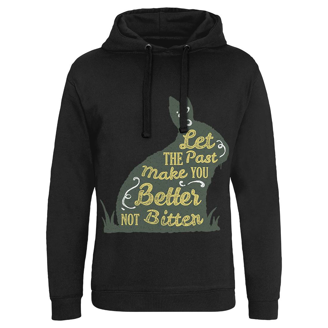 Let The Past Mens Hoodie Without Pocket Quotes A336