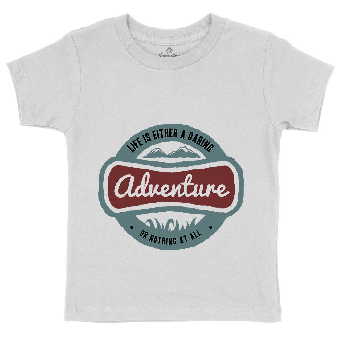 Life Is Adventure Kids Crew Neck T-Shirt Nature A337