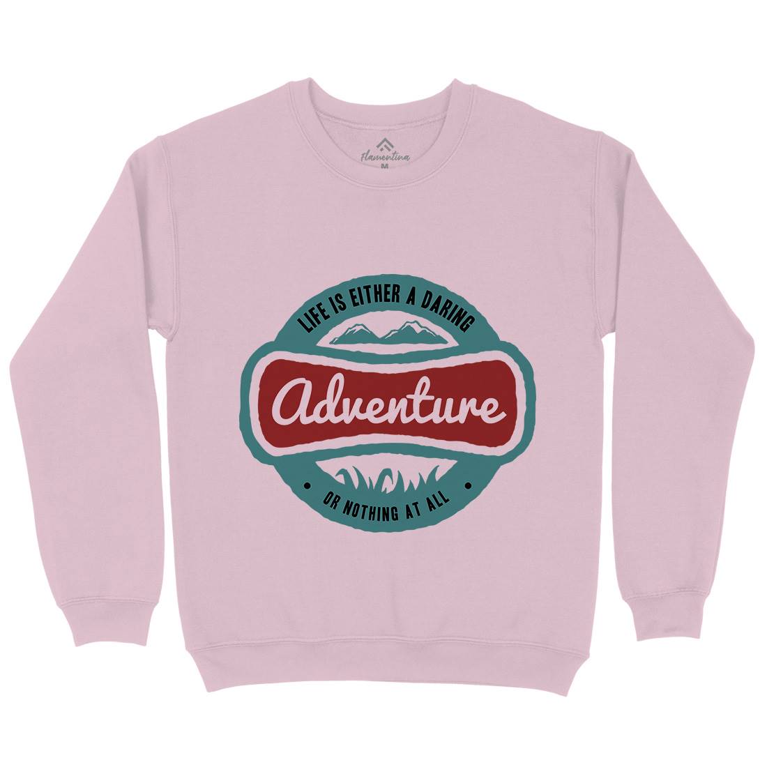 Life Is Adventure Kids Crew Neck Sweatshirt Nature A337
