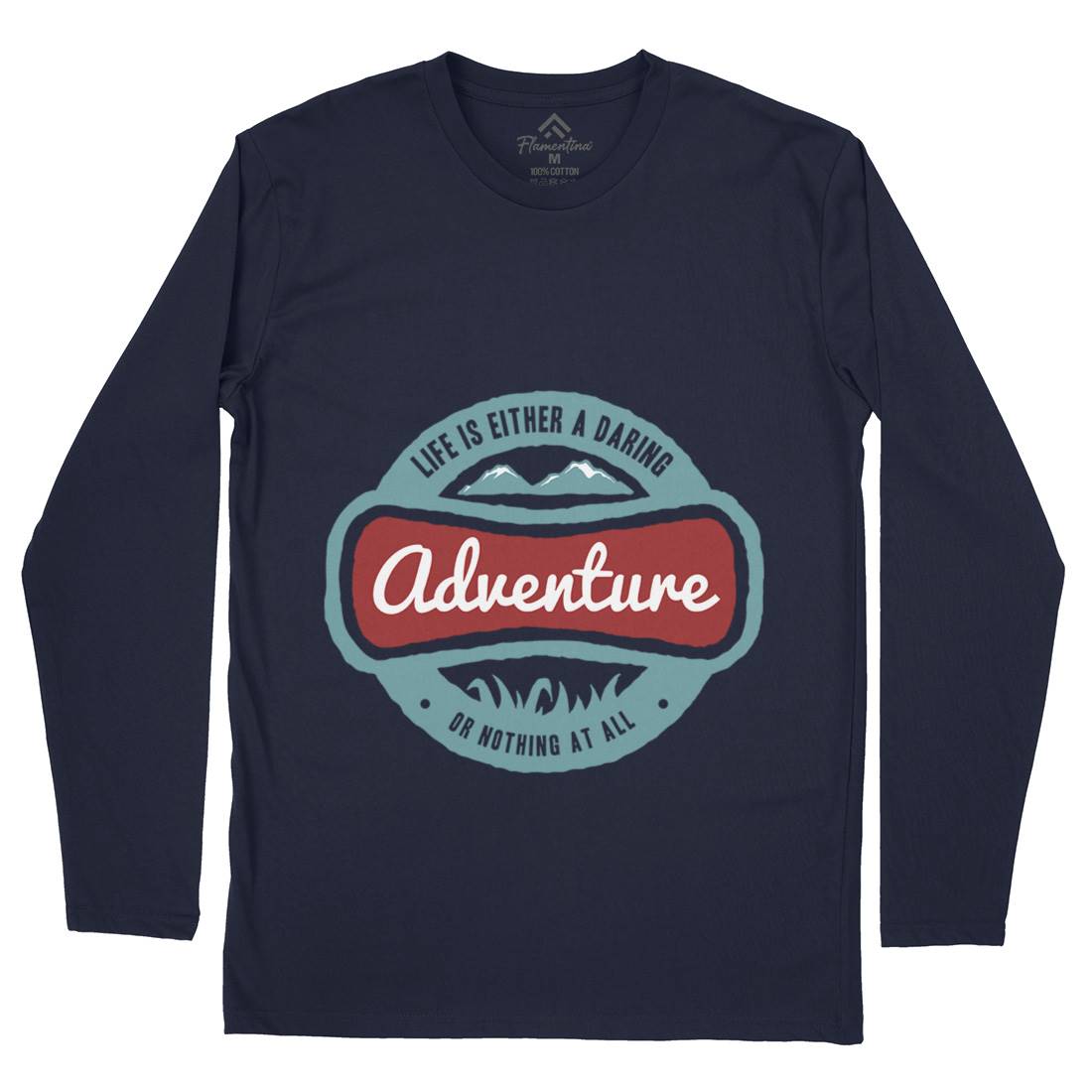 Life Is Adventure Mens Long Sleeve T-Shirt Nature A337