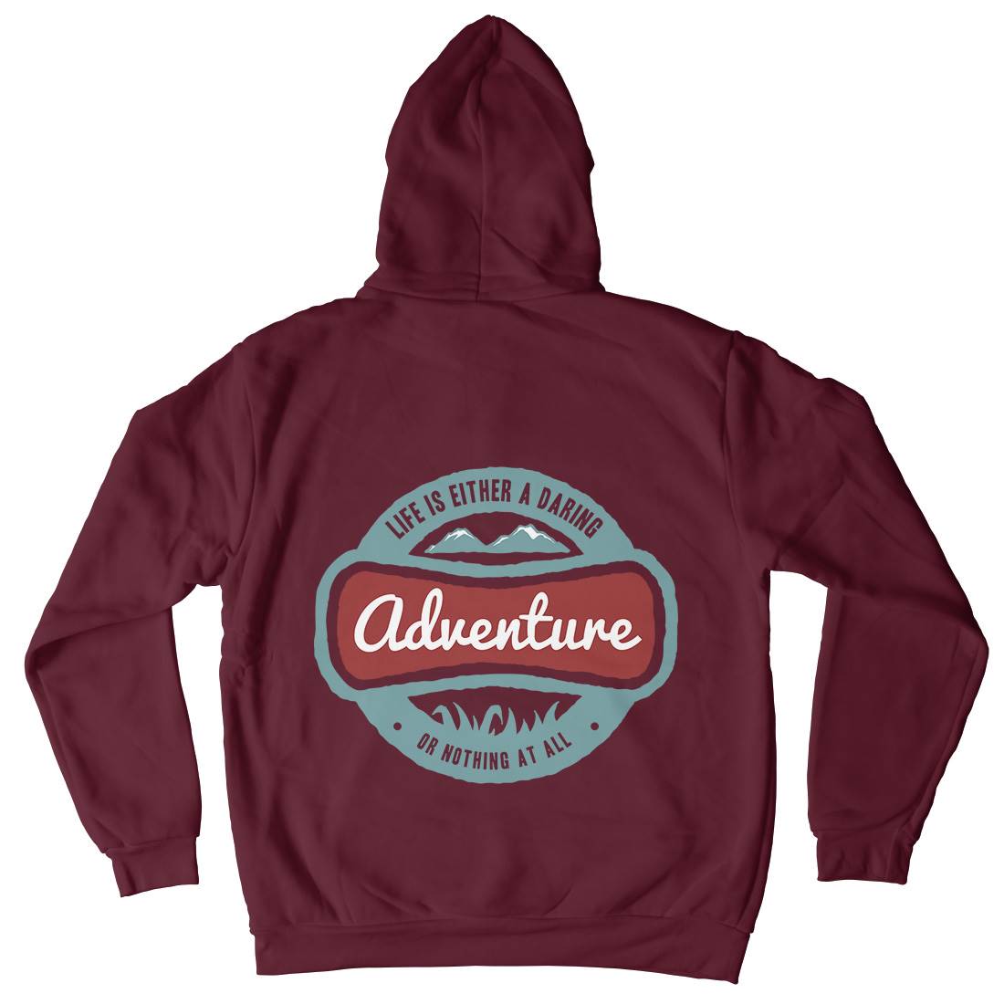 Life Is Adventure Mens Hoodie With Pocket Nature A337