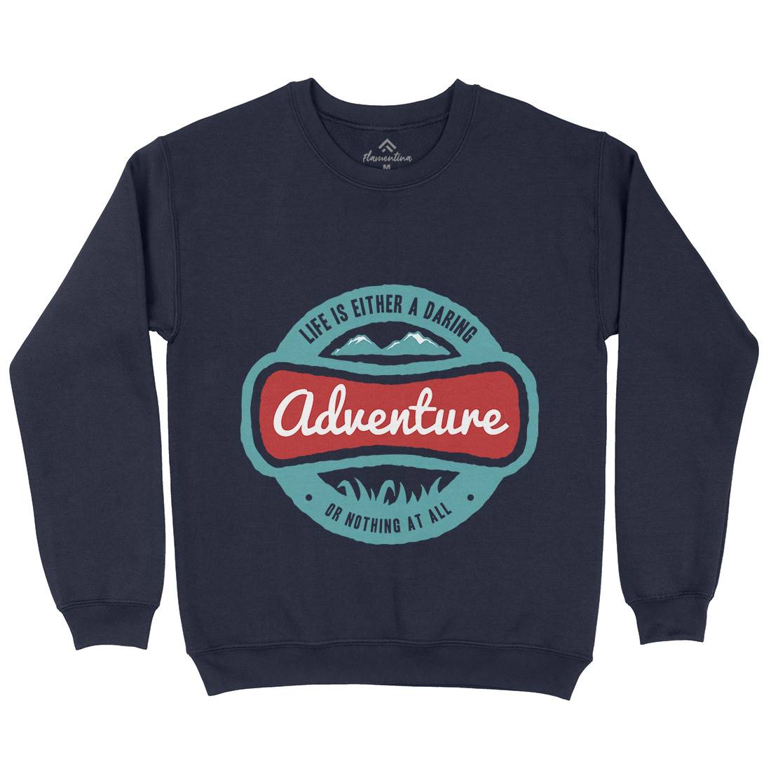 Life Is Adventure Kids Crew Neck Sweatshirt Nature A337