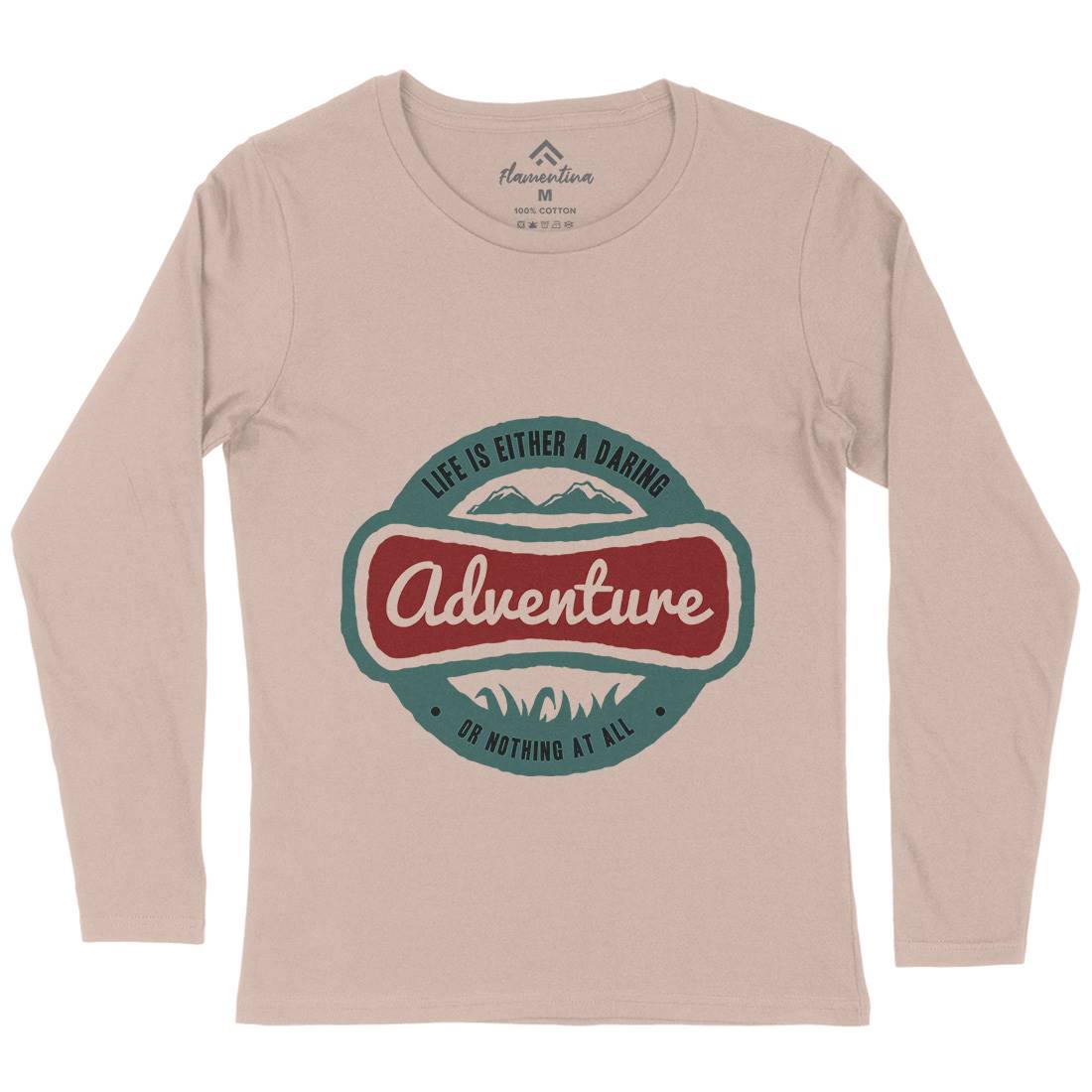 Life Is Adventure Womens Long Sleeve T-Shirt Nature A337