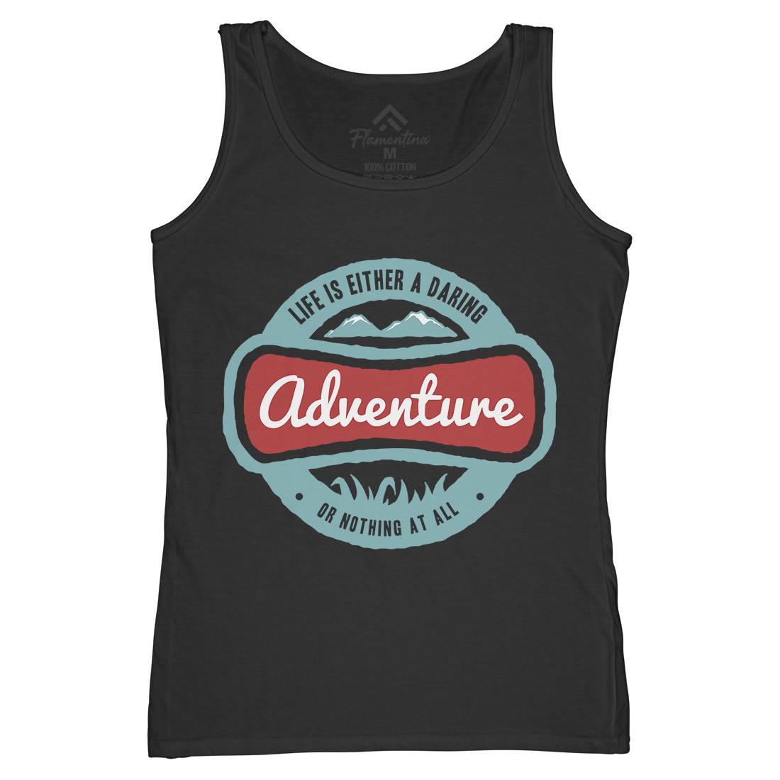 Life Is Adventure Womens Organic Tank Top Vest Nature A337