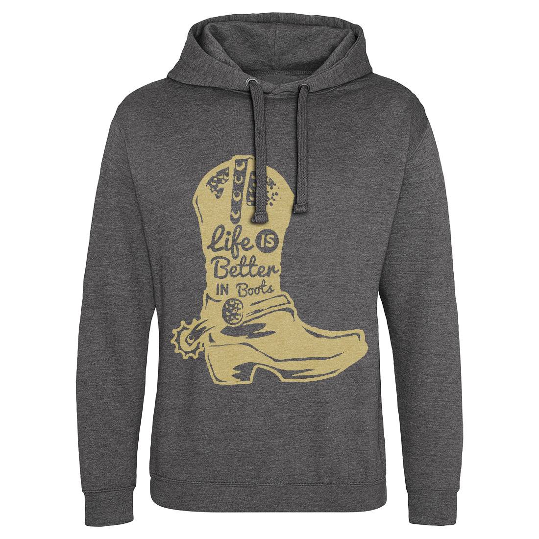 Life Is Better Mens Hoodie Without Pocket American A338