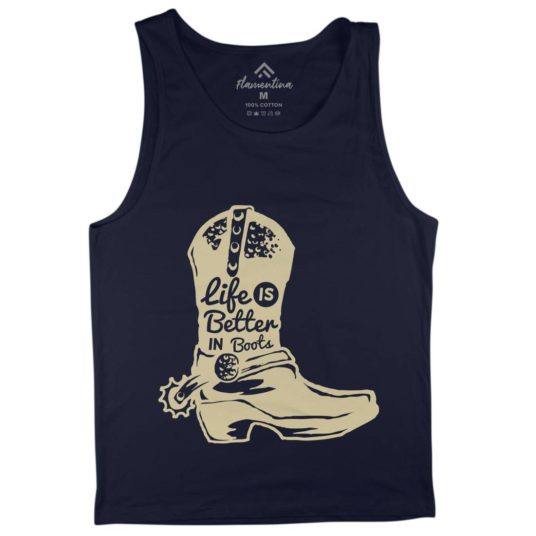 Life Is Better Mens Tank Top Vest American A338