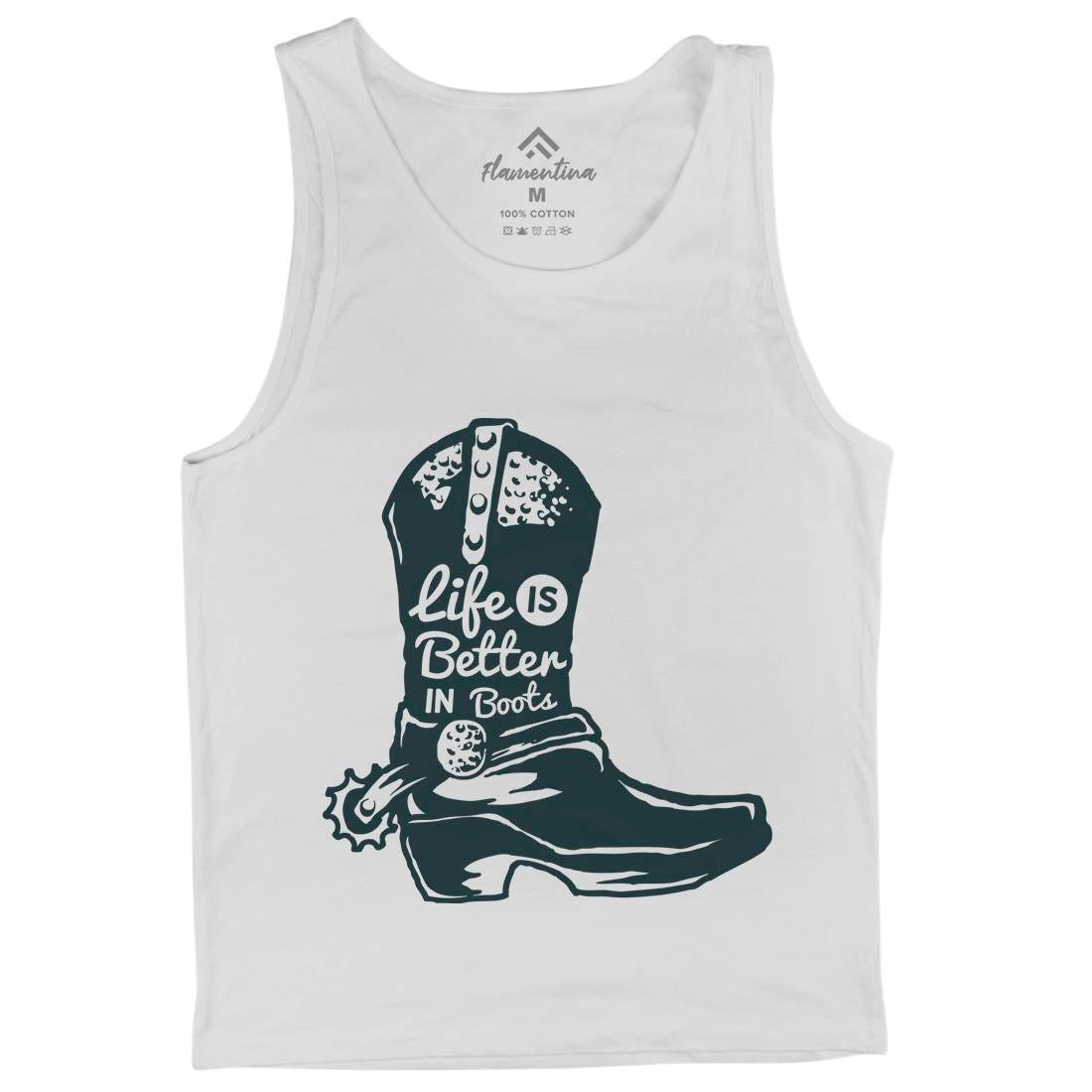 Life Is Better Mens Tank Top Vest American A338