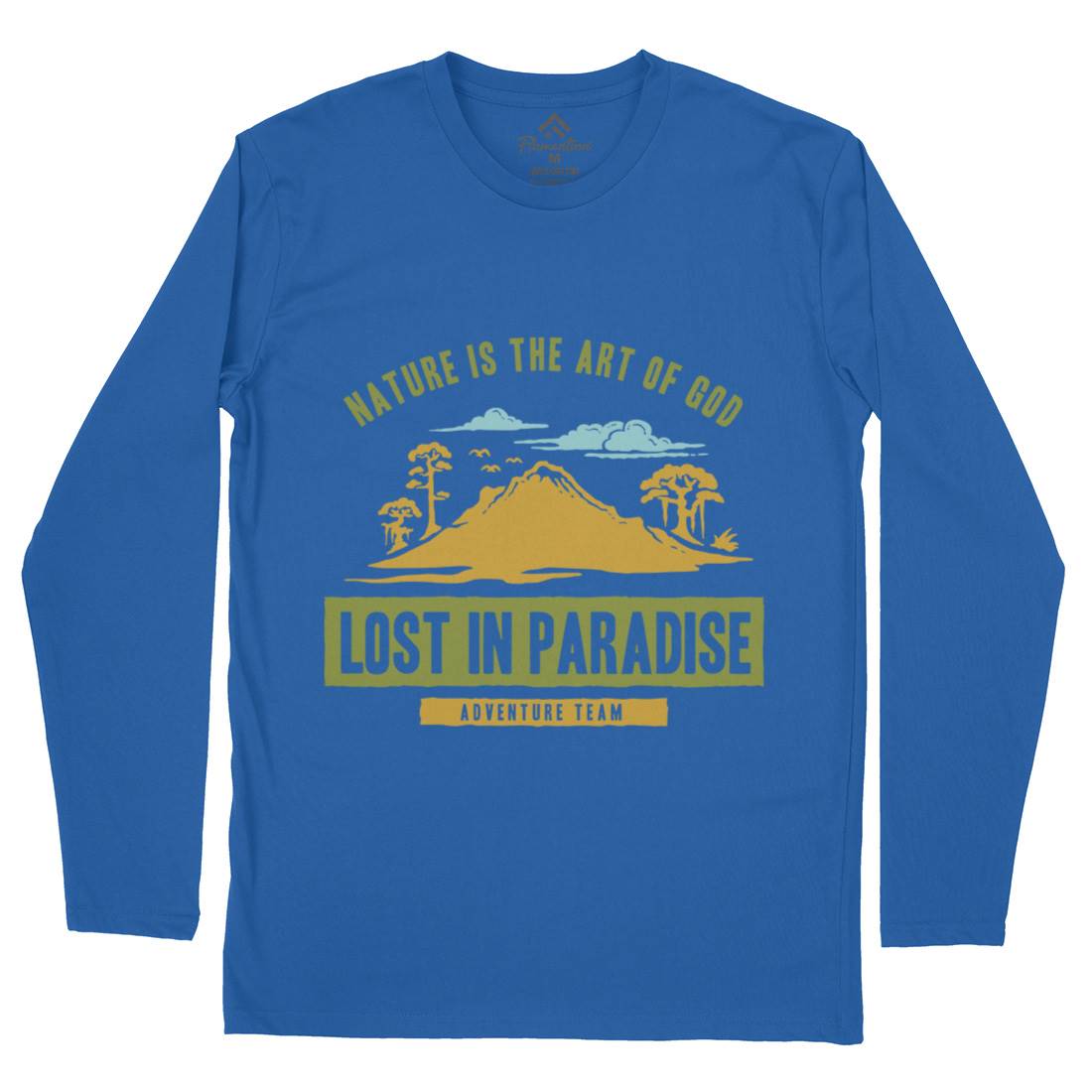 Lost In Paradise Mens Long Sleeve T-Shirt Nature A339