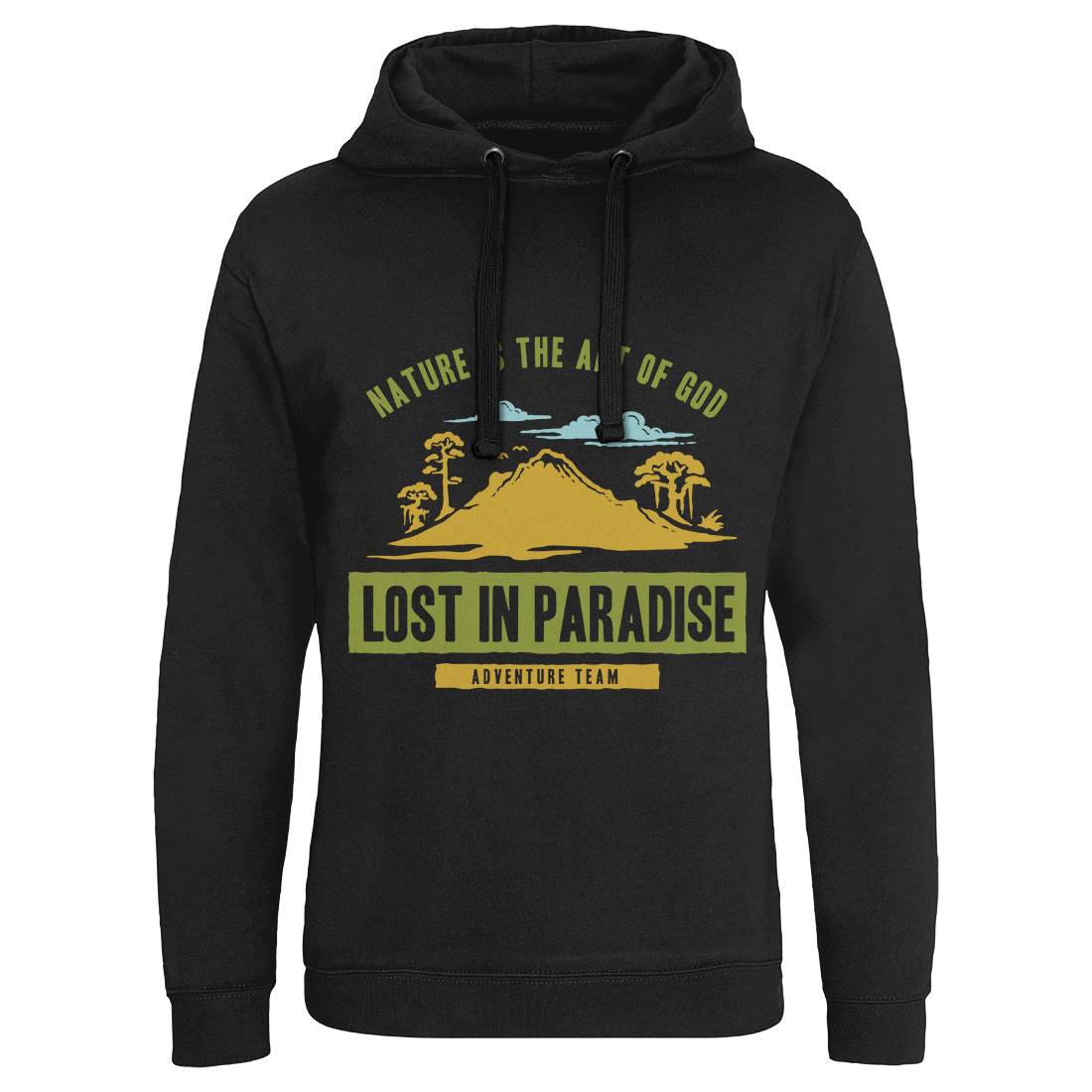Lost In Paradise Mens Hoodie Without Pocket Nature A339
