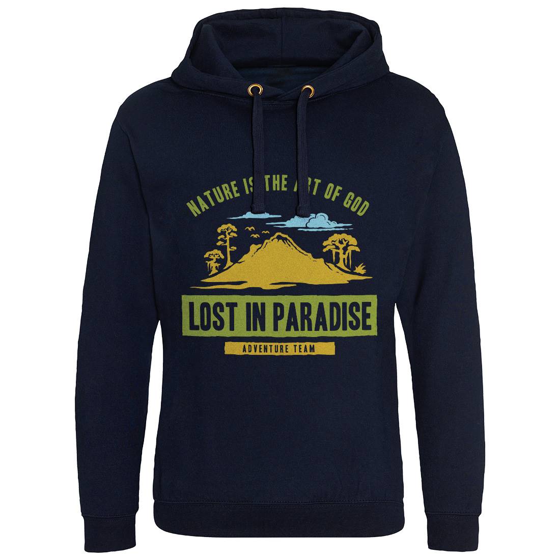 Lost In Paradise Mens Hoodie Without Pocket Nature A339