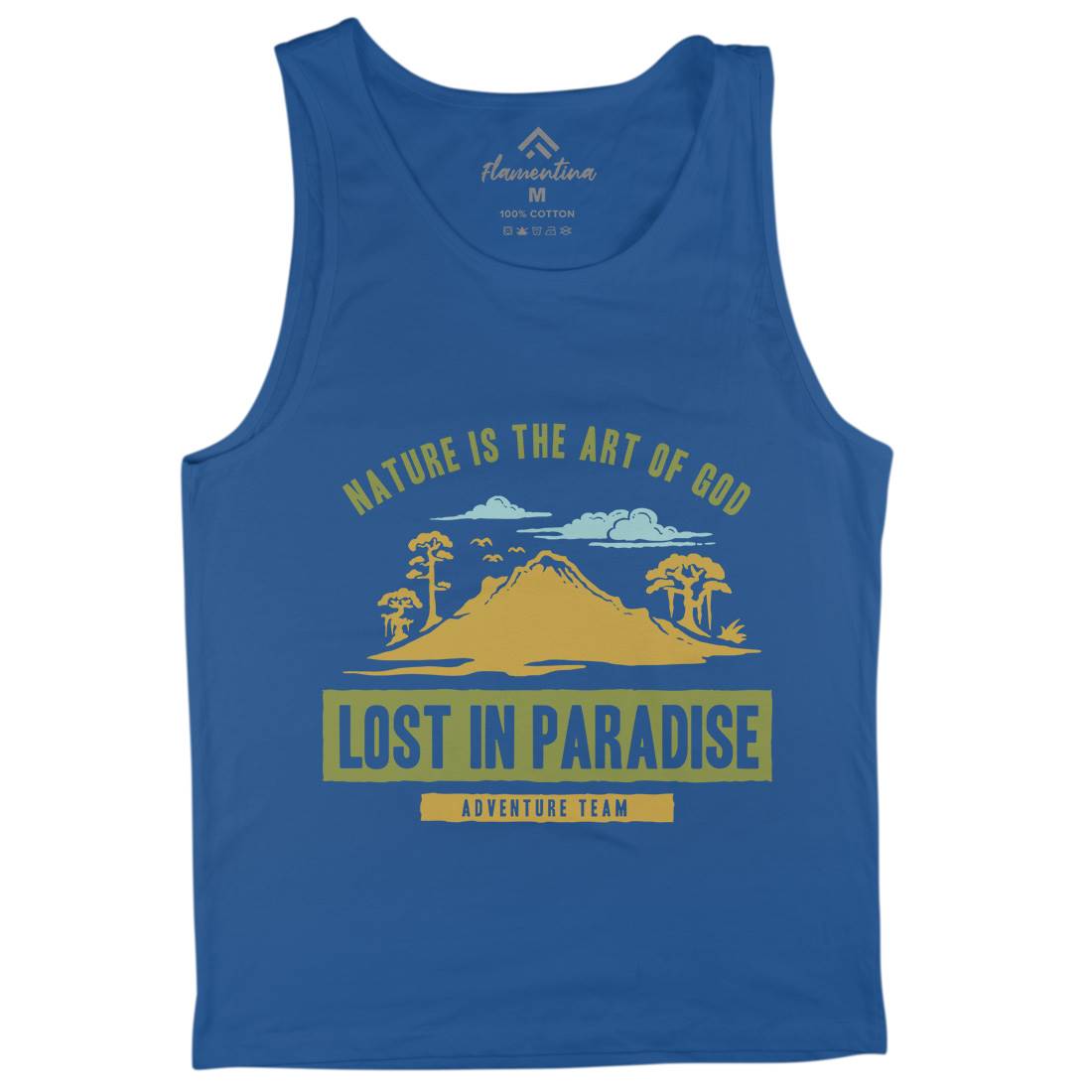 Lost In Paradise Mens Tank Top Vest Nature A339
