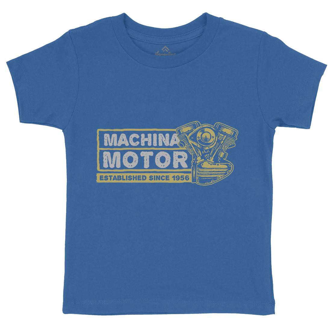 Machina Motor Kids Crew Neck T-Shirt Motorcycles A340