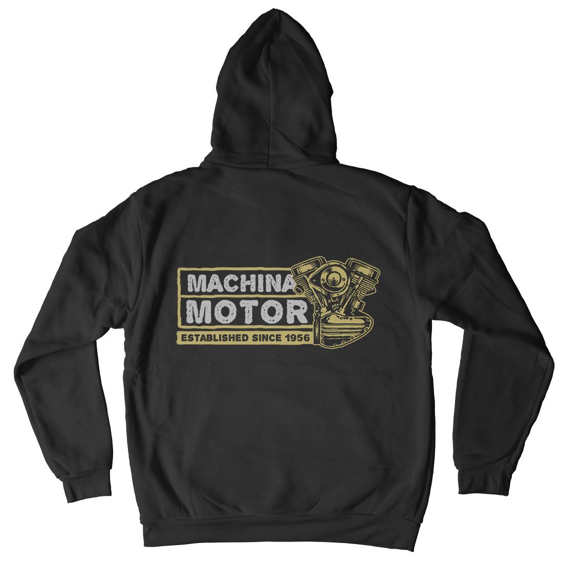 Machina Motor Kids Crew Neck Hoodie Motorcycles A340