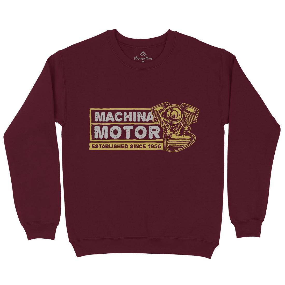 Machina Motor Kids Crew Neck Sweatshirt Motorcycles A340