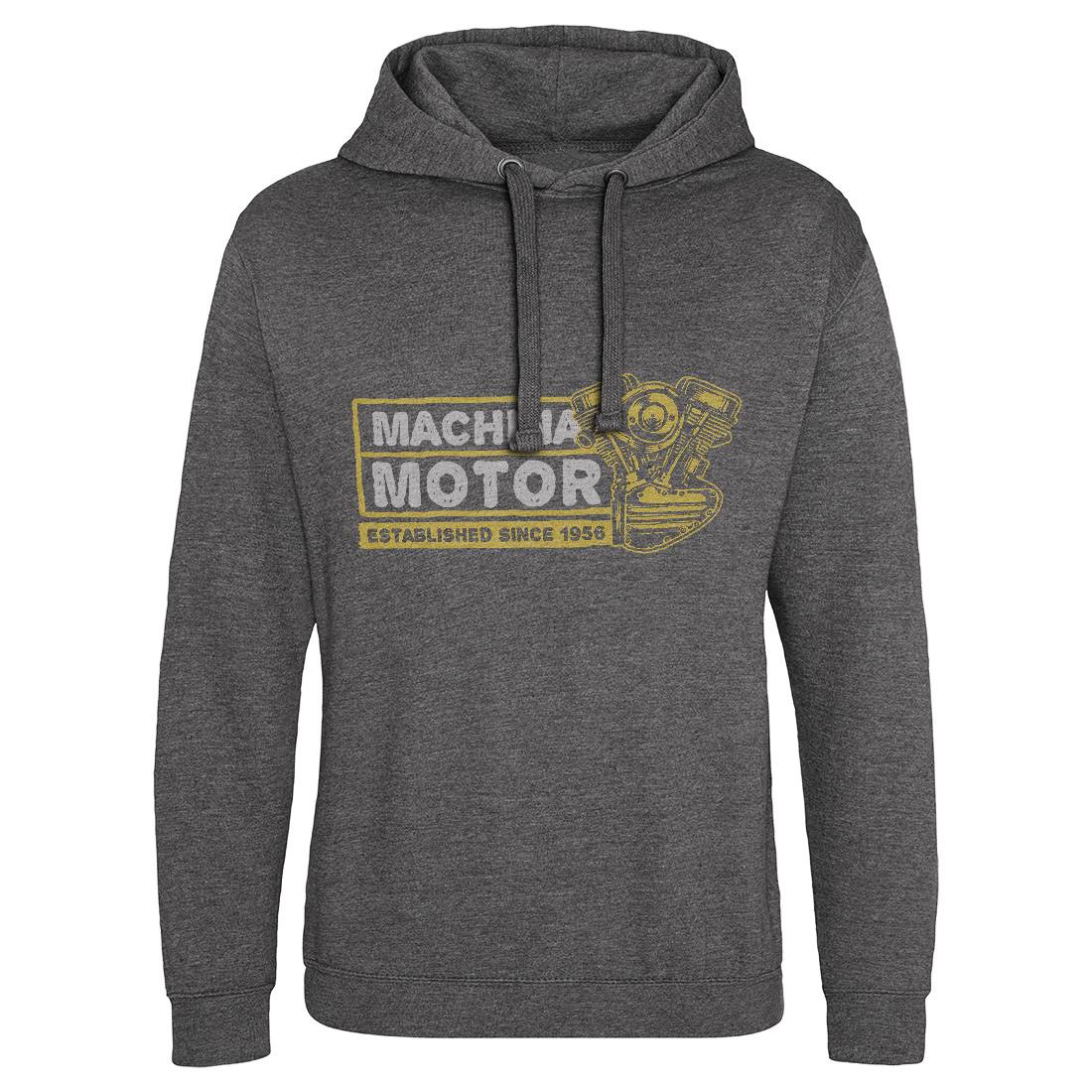 Machina Motor Mens Hoodie Without Pocket Motorcycles A340