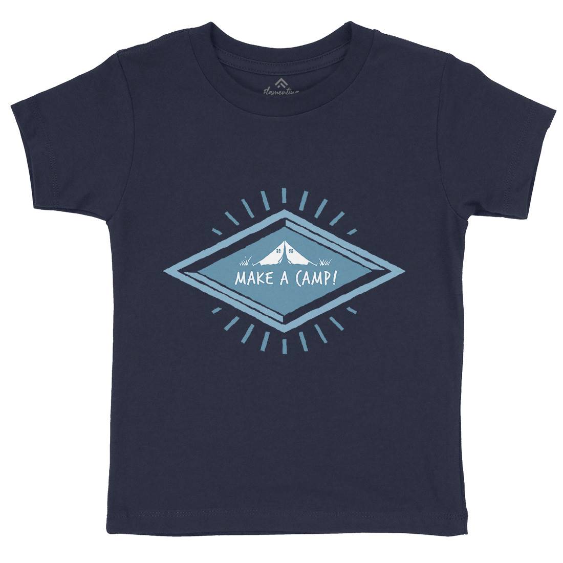 Make A Camp Kids Organic Crew Neck T-Shirt Nature A341