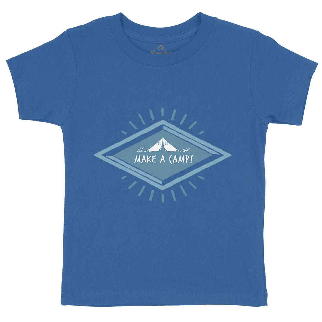 Make A Camp Kids Crew Neck T-Shirt Nature A341
