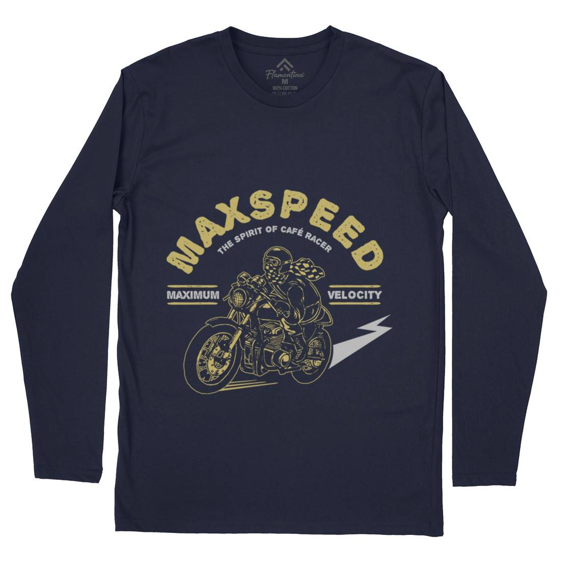 Max Speed Mens Long Sleeve T-Shirt Motorcycles A343