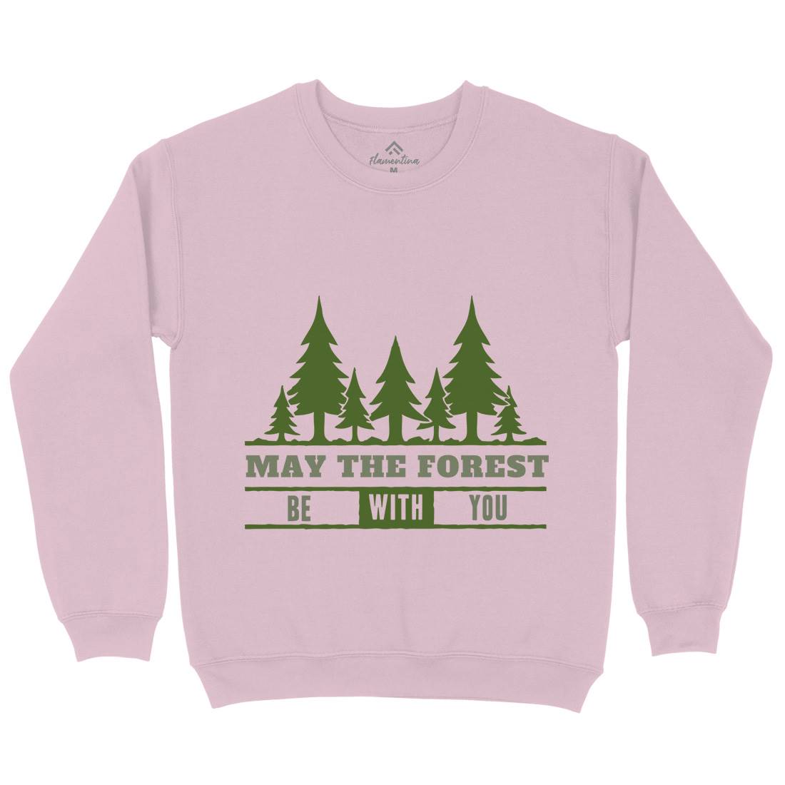 May The Forest Be With You Kids Crew Neck Sweatshirt Nature A345