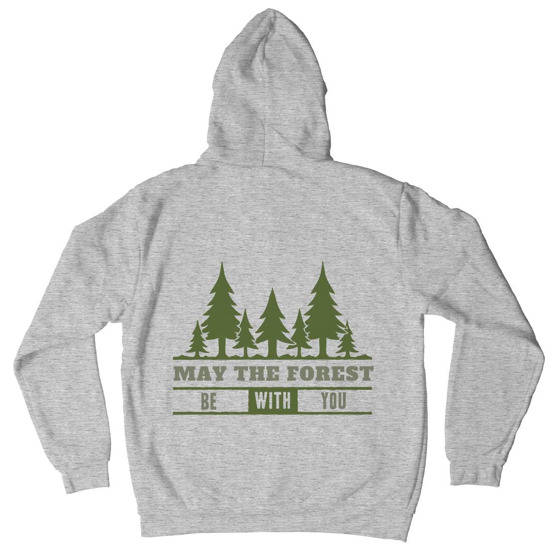 May The Forest Be With You Kids Crew Neck Hoodie Nature A345