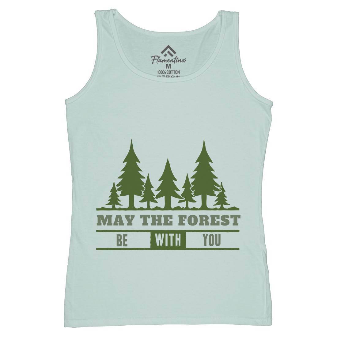 May The Forest Be With You Womens Organic Tank Top Vest Nature A345
