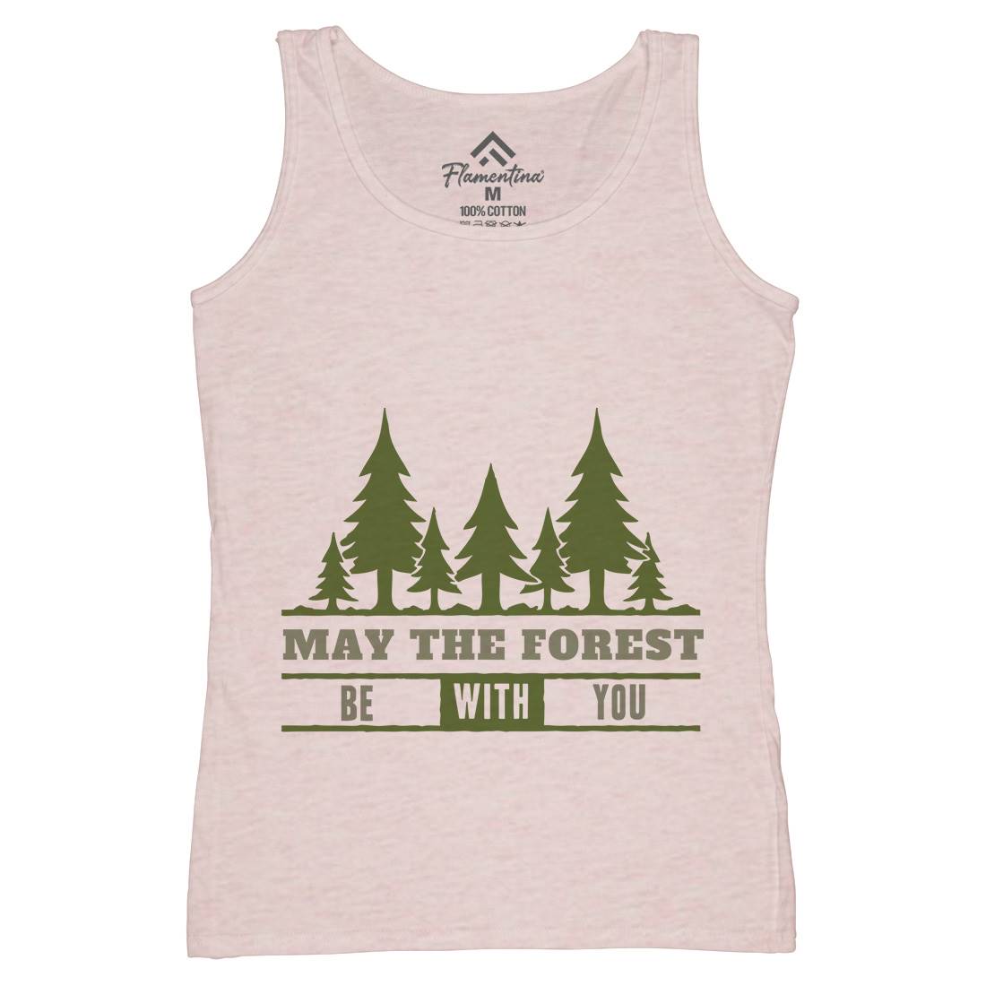 May The Forest Be With You Womens Organic Tank Top Vest Nature A345