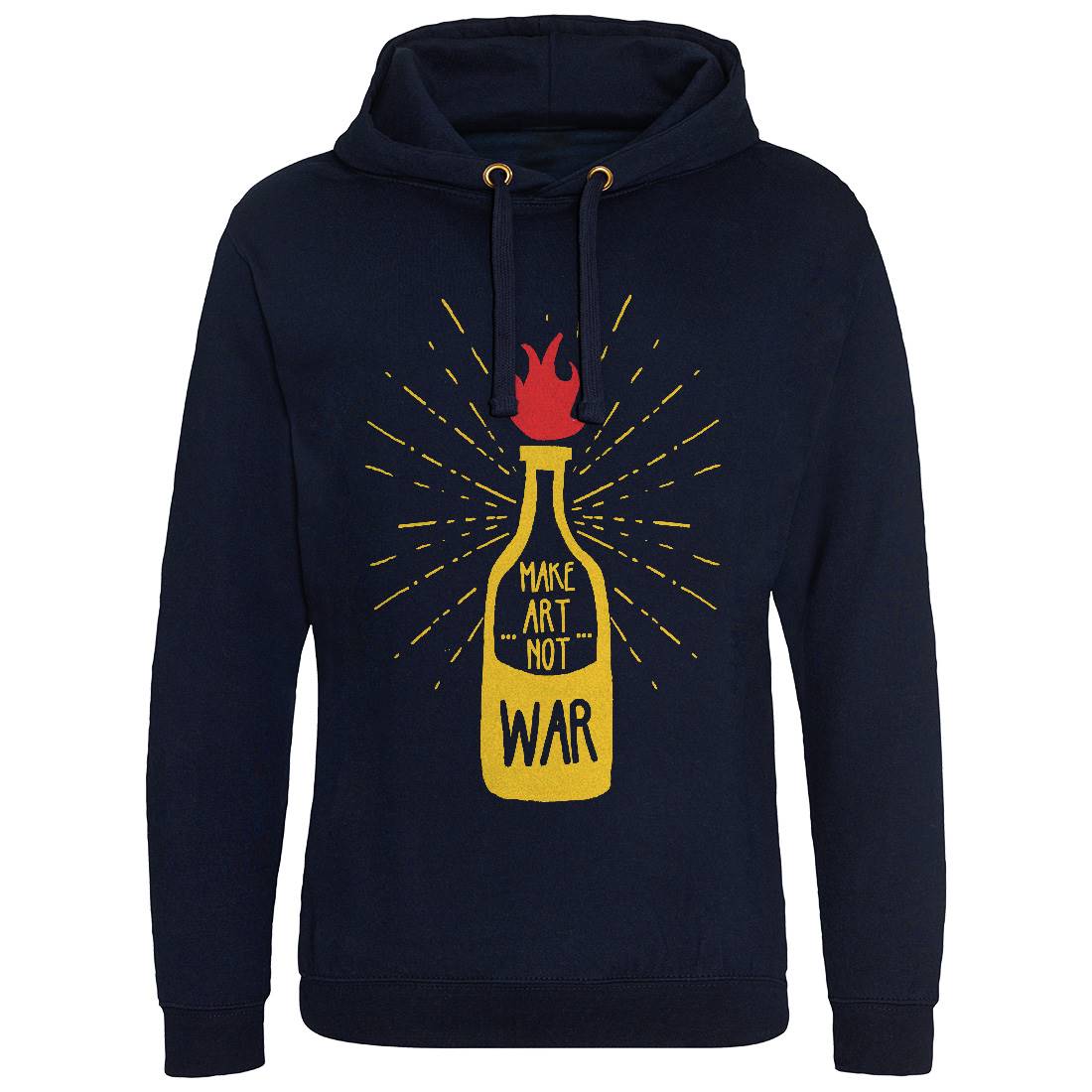 Molotov Solution Mens Hoodie Without Pocket Retro A347