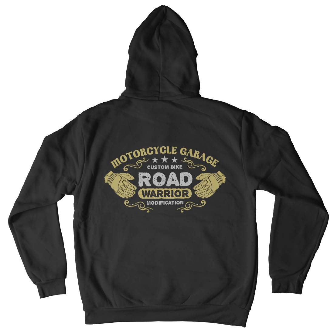 Garage Mens Hoodie With Pocket Motorcycles A348