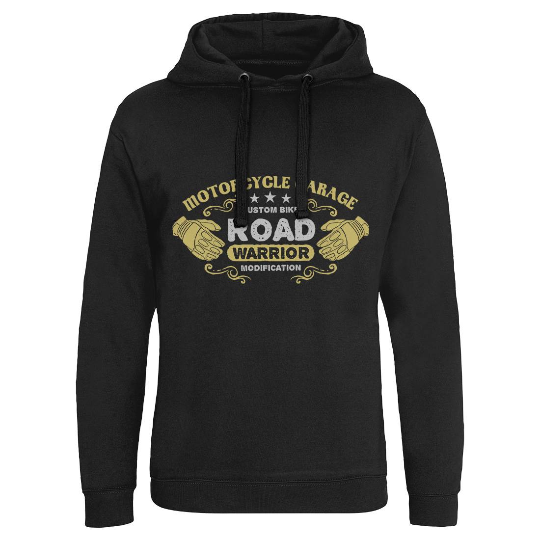 Garage Mens Hoodie Without Pocket Motorcycles A348