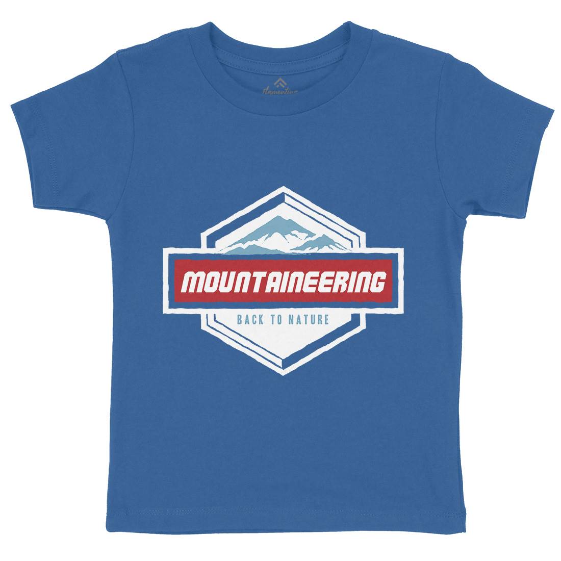 Mountaineering Kids Organic Crew Neck T-Shirt Nature A350