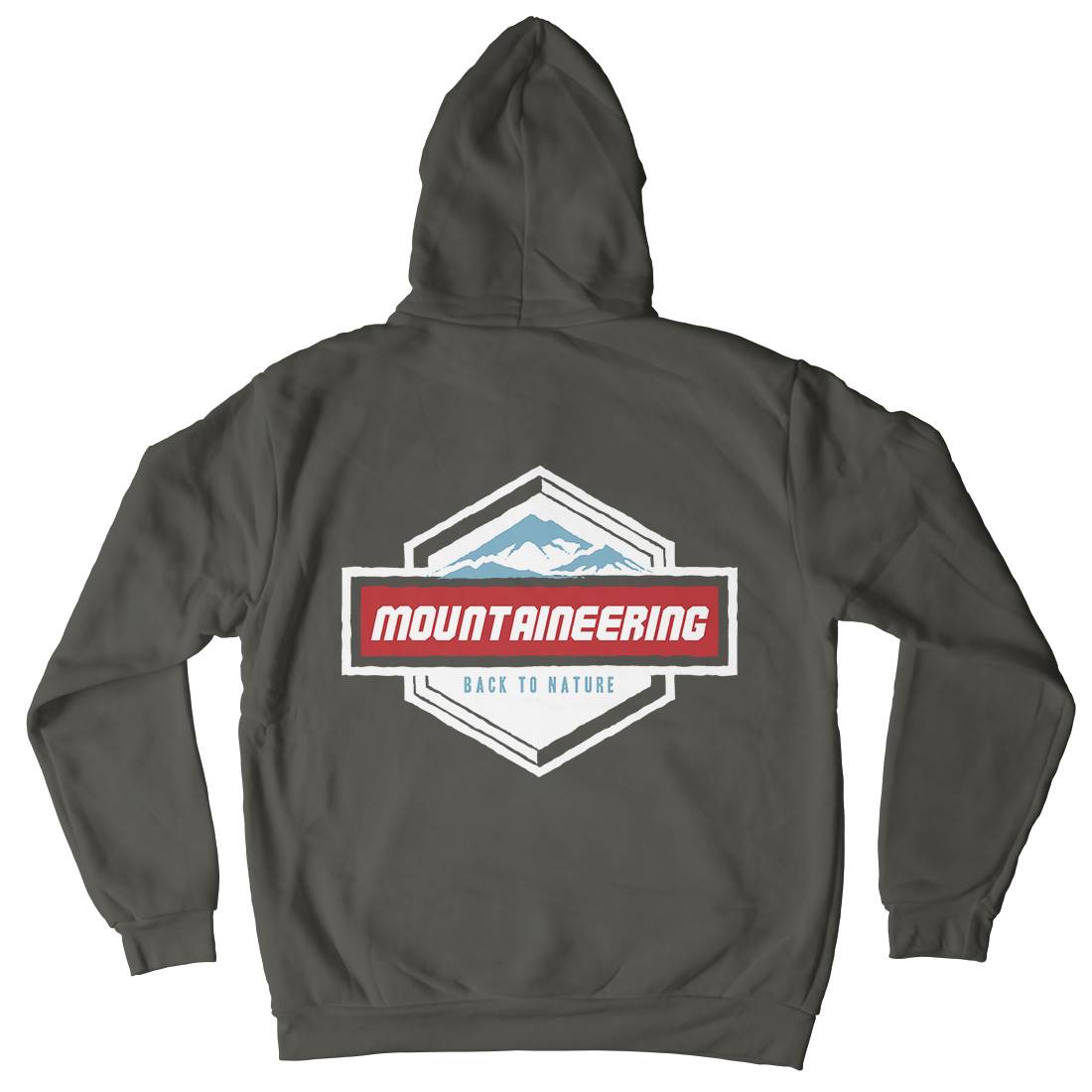 Mountaineering Mens Hoodie With Pocket Nature A350