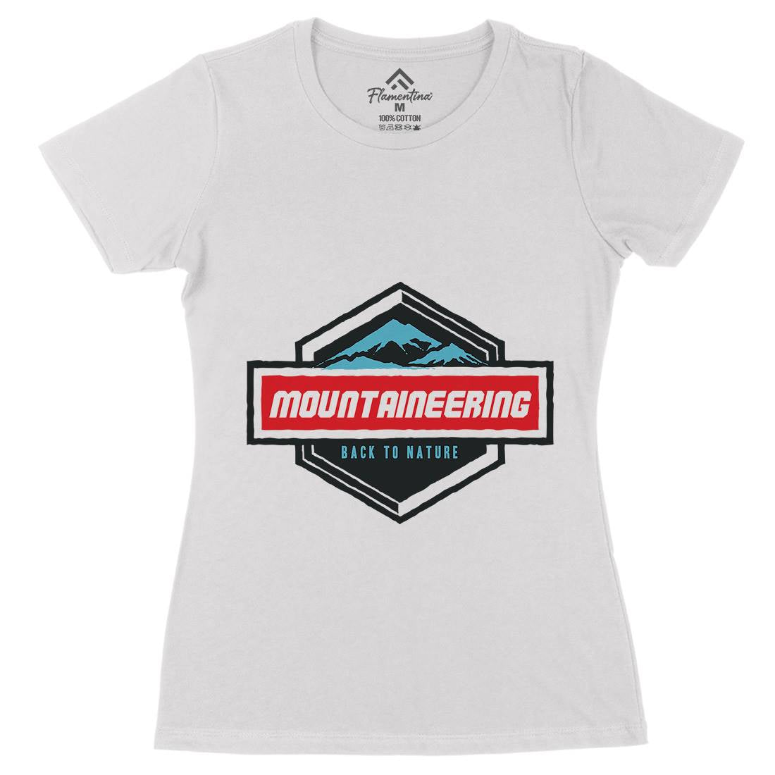 Mountaineering Womens Organic Crew Neck T-Shirt Nature A350