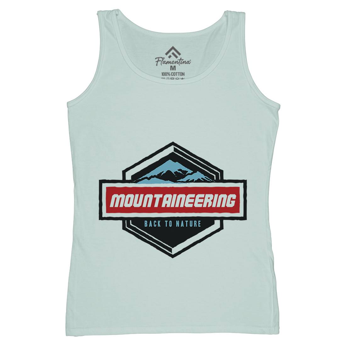 Mountaineering Womens Organic Tank Top Vest Nature A350