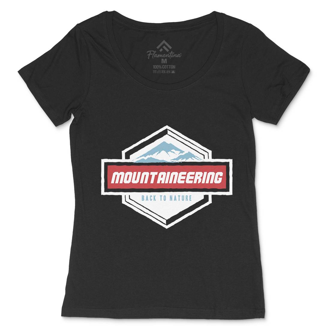 Mountaineering Womens Scoop Neck T-Shirt Nature A350