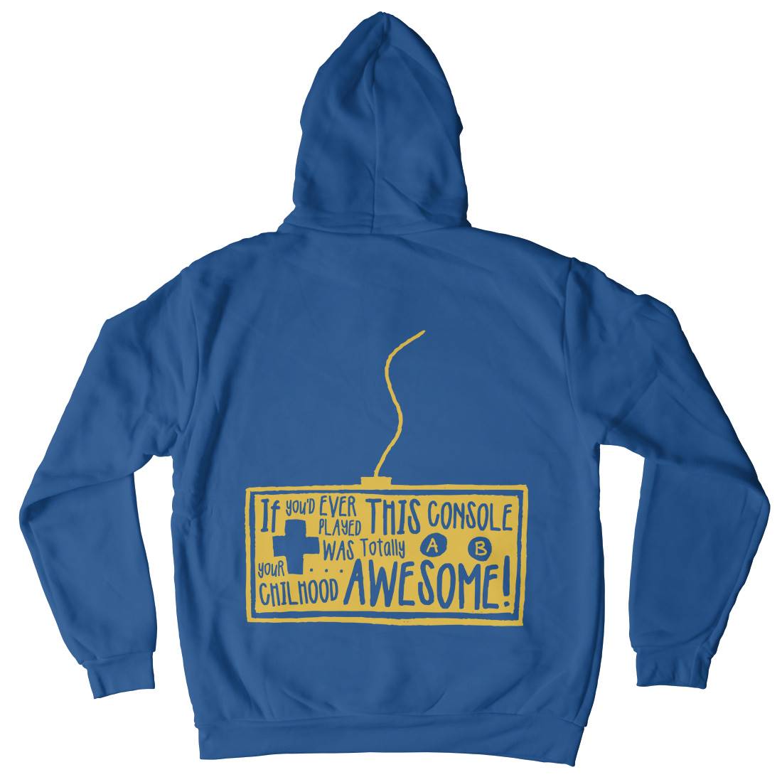 Never Stop Playing Kids Crew Neck Hoodie Geek A352
