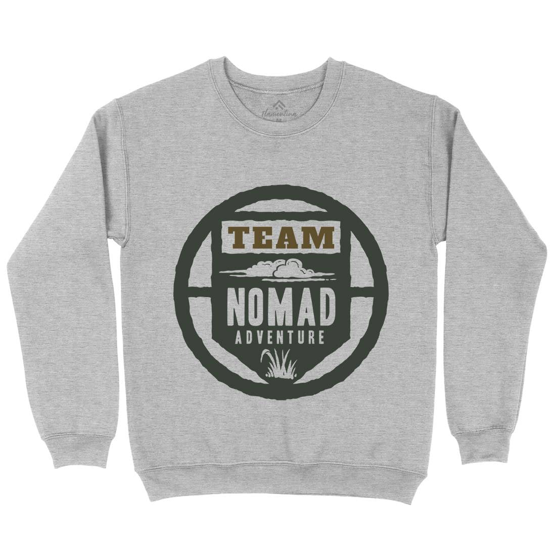Nomad Mens Crew Neck Sweatshirt Nature A354