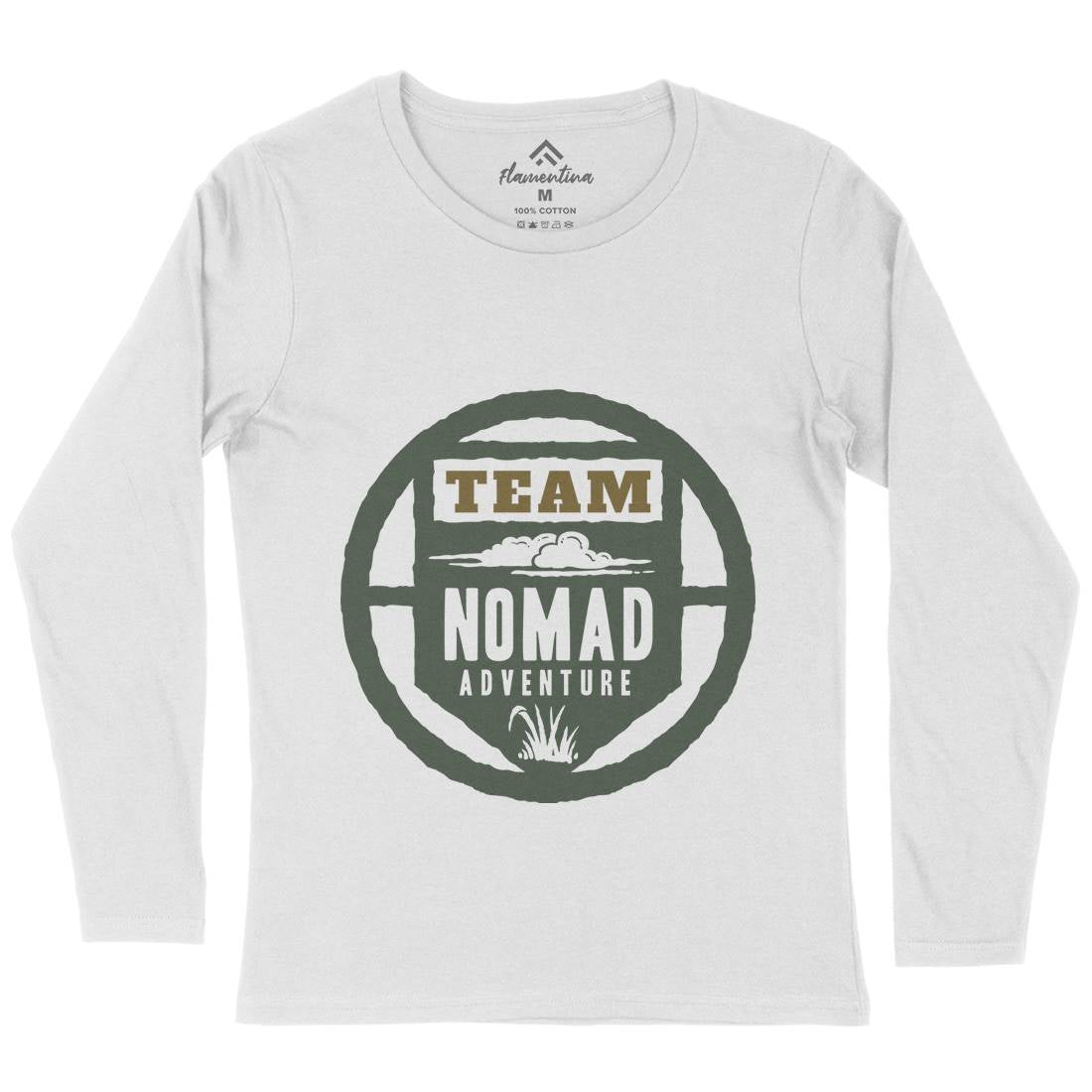 Nomad Womens Long Sleeve T-Shirt Nature A354