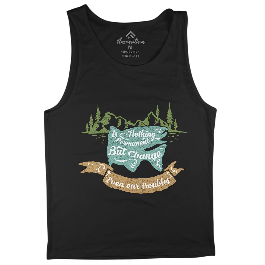 Nothing Is Permanent Mens Tank Top Vest Nature A355